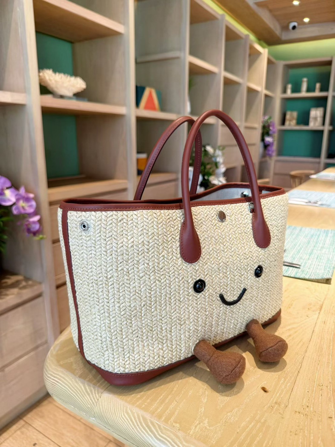 【Luxury】CTAND JIM  JELLYCAT造型 街頭翻玩包  毛茸茸花園包 托特包 購物袋 機場包 電腦包 單肩包 手提包 手袋 精靈