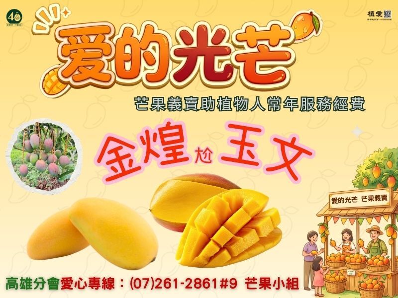高雄分會|在地小農芒果/金黃尬玉文(含運)