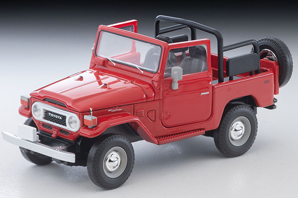 PO-$240 * TOMYTEC * 1:64 LV-N382A TOYOTA LAND CRUISER 40 OPEN TOP US SPEC(RED)