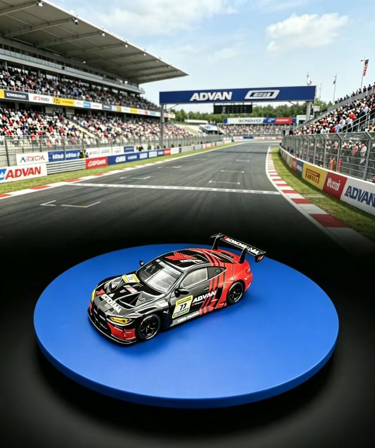 PO-$180 * OEM MODEL * 1:64 BMW M4 G82 GT3 ADVAN LIVERY
