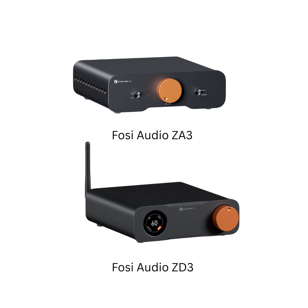 【FUTEX獨家優惠】Fosi Audio ZA3 平衡功率放大器+ZD3 平衡立體聲解碼器