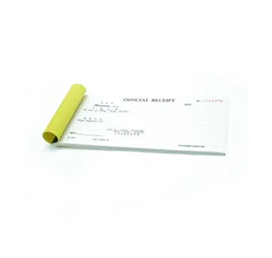 7022 有編號免過底紙收條 (一套兩張) 500132500