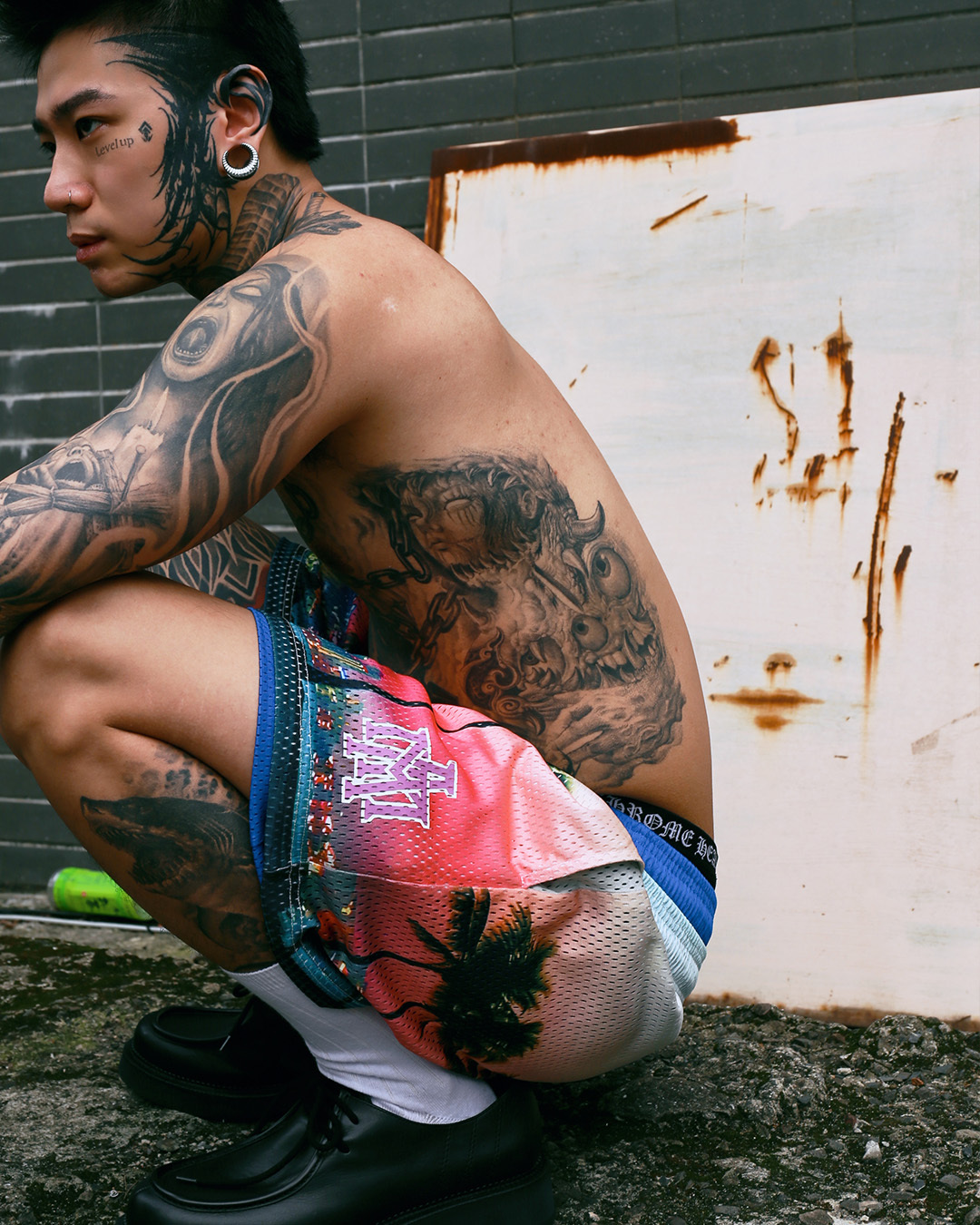 MTA SOUTH BAY MESH SHORTS 粉色 夕陽 透氣 南灣 網布 短褲【M26SBS5-PK】