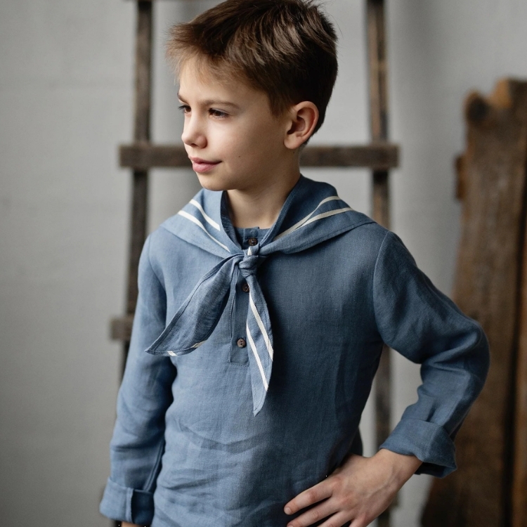 (預購)ALL THE BEAUTIFUL LINEN 海軍領巾 SAILOR COLLAR