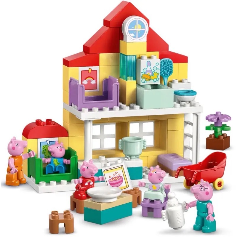 【玩具研究中心】LEGO 樂高 得寶 佩佩豬 家庭住宅 10467