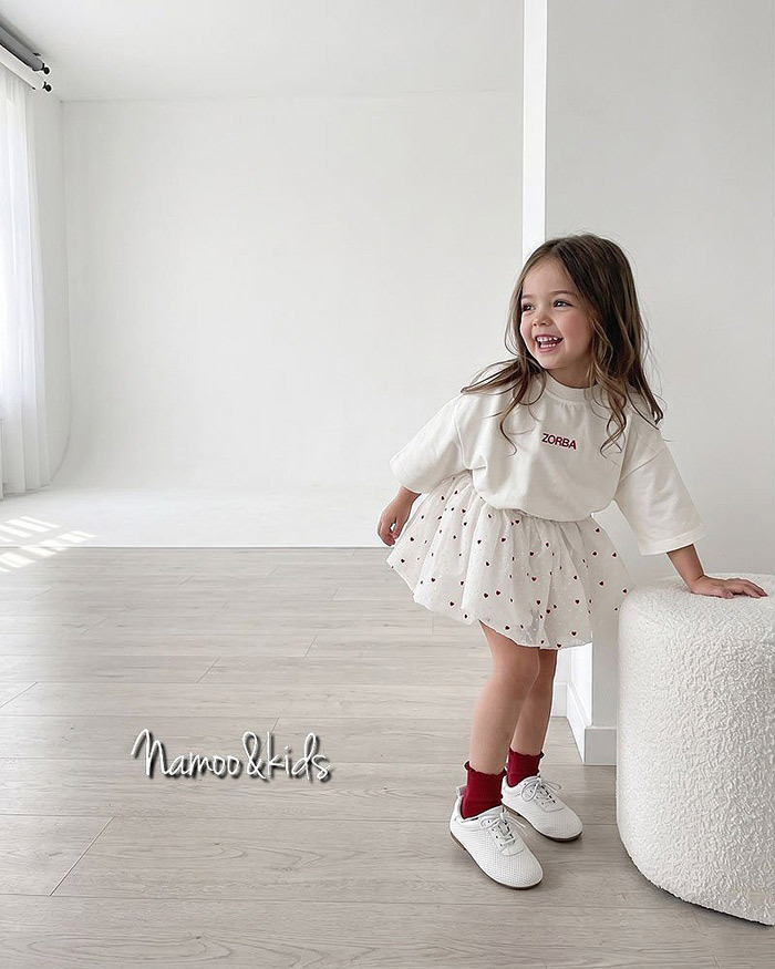 正韓夏NAMOO_KIDS 男女寶都可以透氣小白鞋