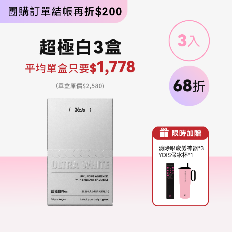 超極白 Plus ｜完整週期三盒組