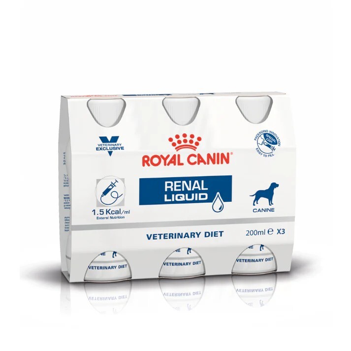 Royal Canin - 獸醫配方 - Renal Liquid 成犬腎臟處方營養液 200g (3枝裝)