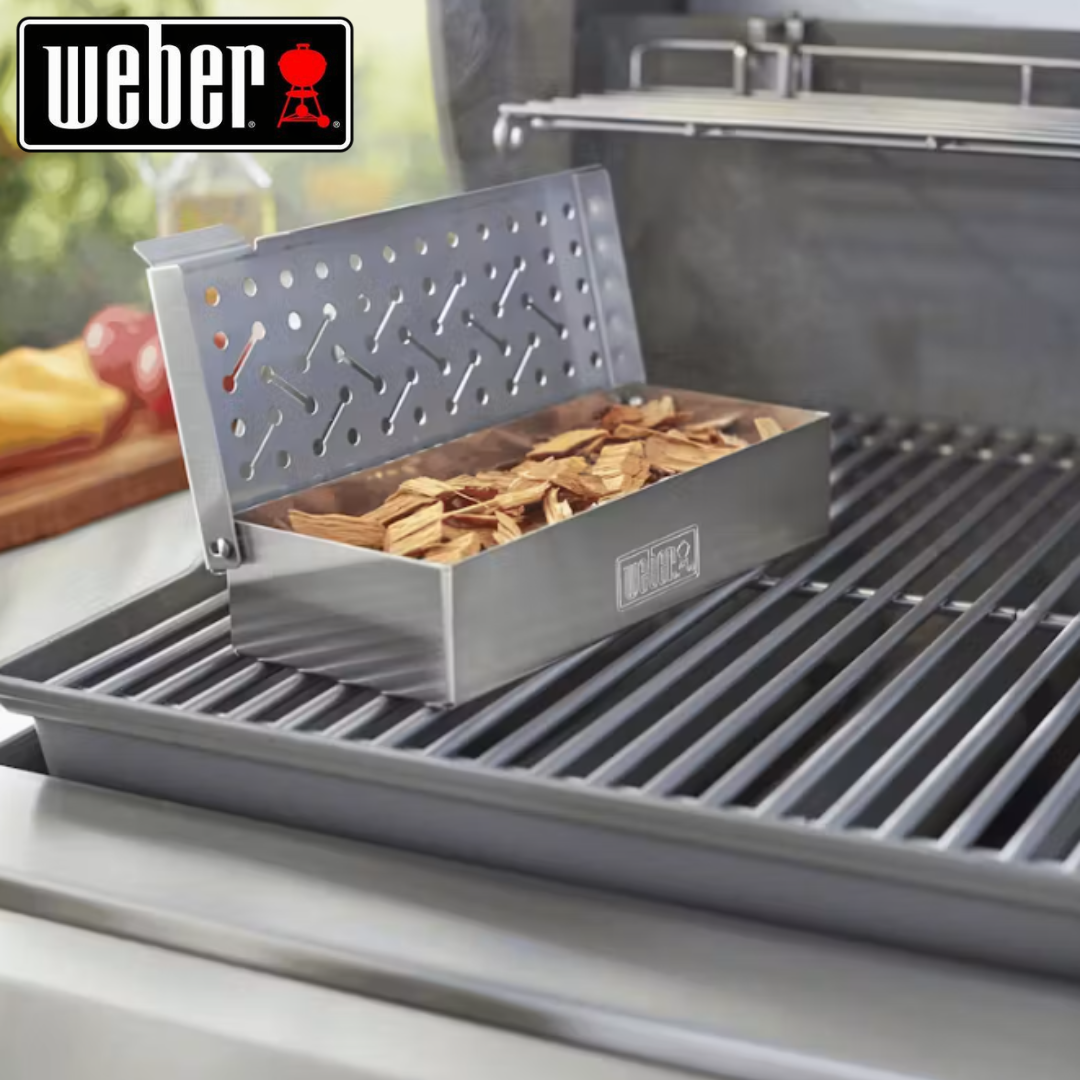Weber Smoker Box (Built for *most gas grills) 燻烤盒  #7576