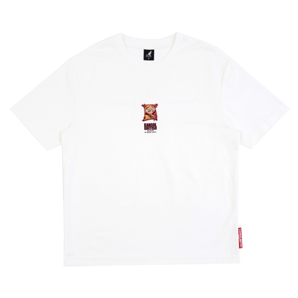 KANGOL 短T 白色  立體零食 趣味  短袖 中性 6625102100