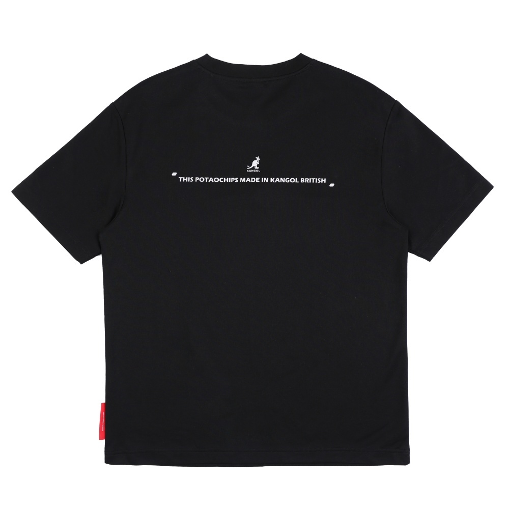 KANGOL 短T 黑色  立體零食 趣味  短袖 中性 6625102120