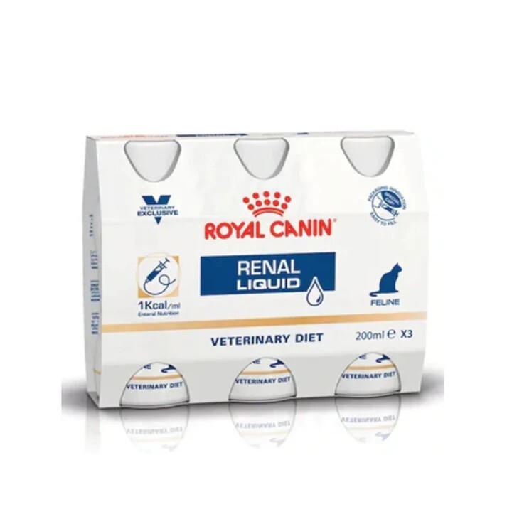 Royal Canin - 獸醫配方 - Renal Liquid 成貓腎臟處方營養液 200g (3枝裝)