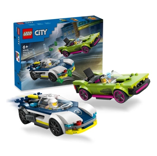 【玩具研究中心】LEGO 樂高 城市系列 警車和肌肉車追逐戰 60415