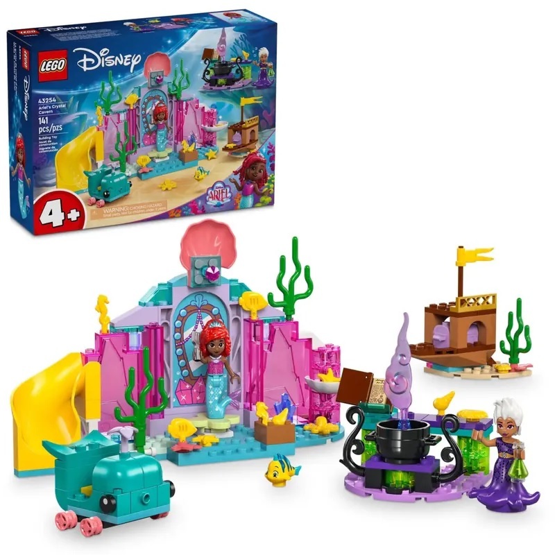 【玩具研究中心】LEGO 樂高 迪士尼 愛麗兒的水晶洞 43254