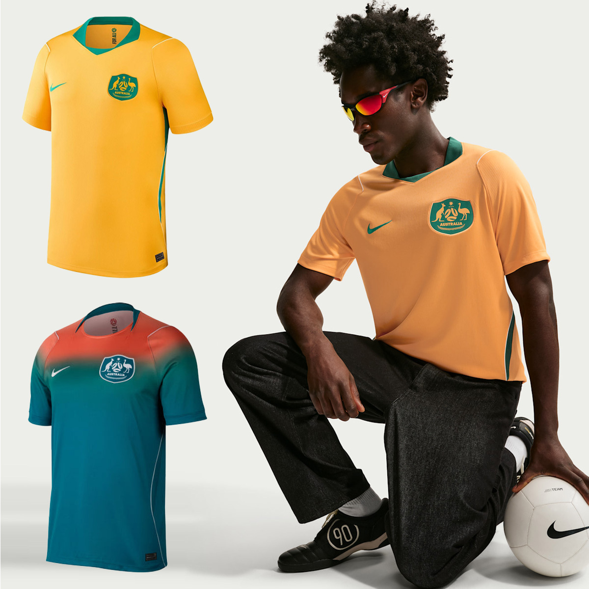 男女款 NIKE X FIFA DRI-FIT TEE 澳洲 主場 客場 世界盃 世足 球衣 短T【IB5256/IB5347】ADFIFA