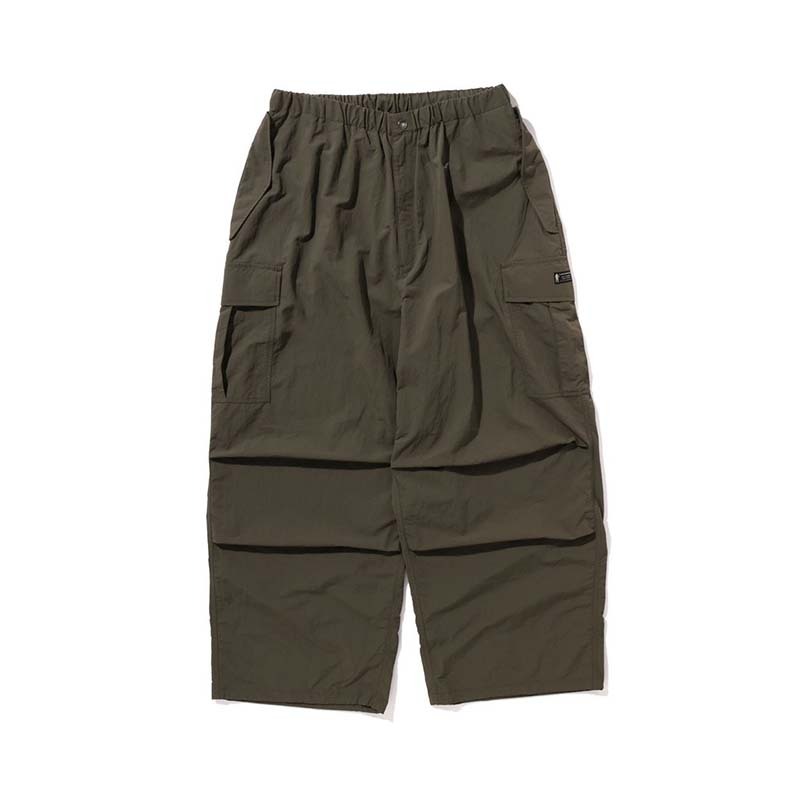 BAPE 6 Pocket Pants 男版 寬版機能尼龍 工裝長褲 軍綠色 RAY-85 [台灣現貨]