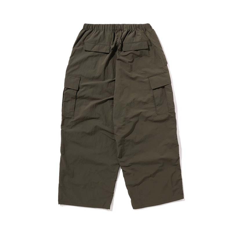 BAPE 6 Pocket Pants 男版 寬版機能尼龍 工裝長褲 軍綠色 RAY-85 [台灣現貨]