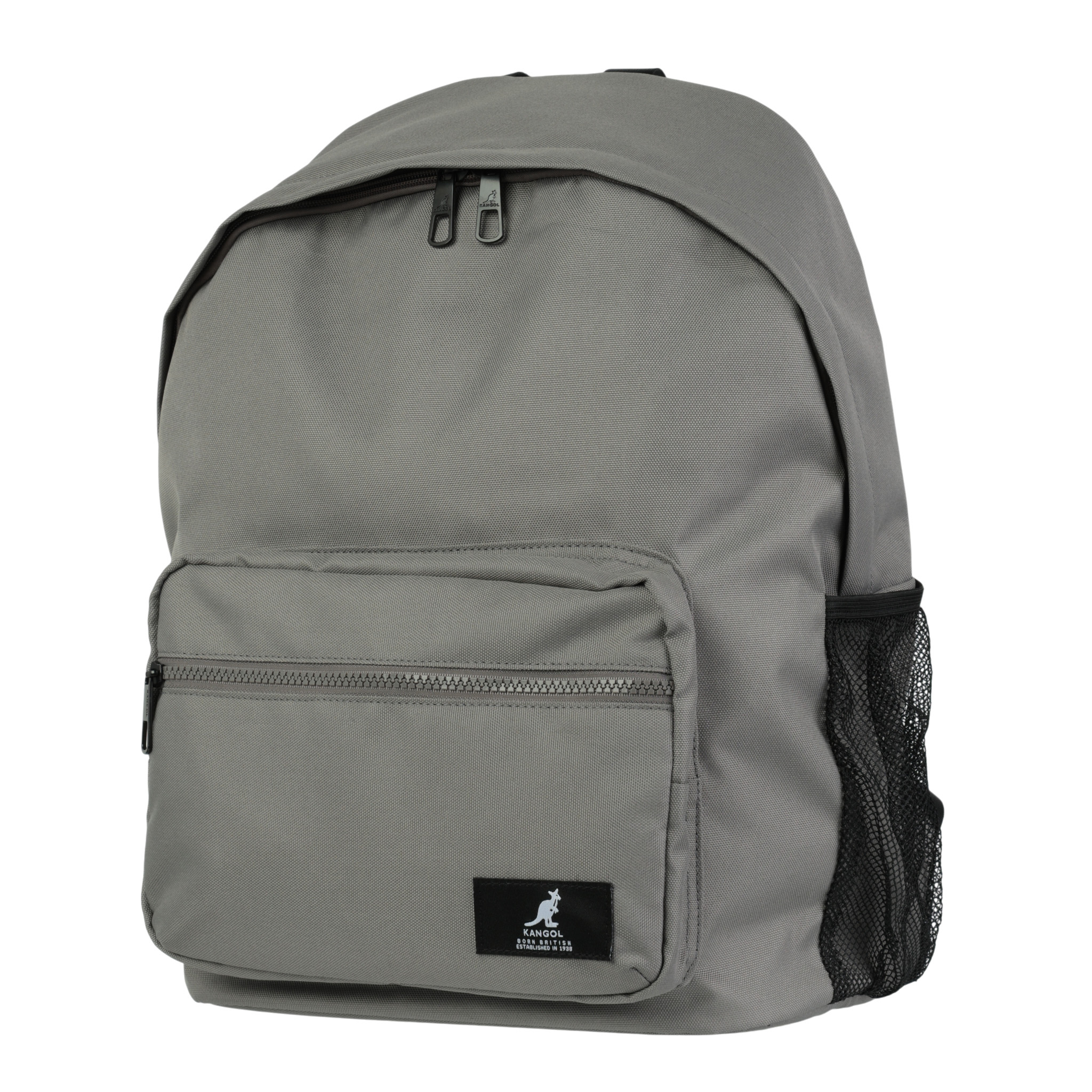 KANGOL 後背包 淺灰 中型 基礎款 後背  6625174011