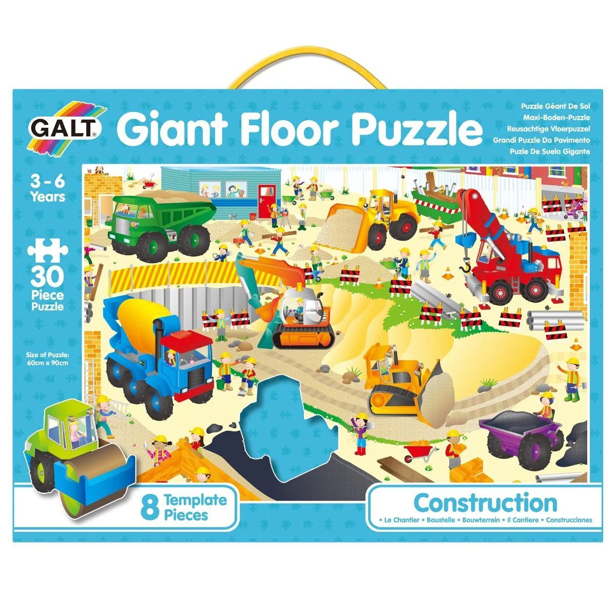 GALT PUZZLES 巨型地板併圖-建築工地(3-6Y)(A1013K)