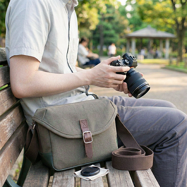 中川政七商店 - BAGWORKS CAMERAMAN / 相機包 / 炭灰