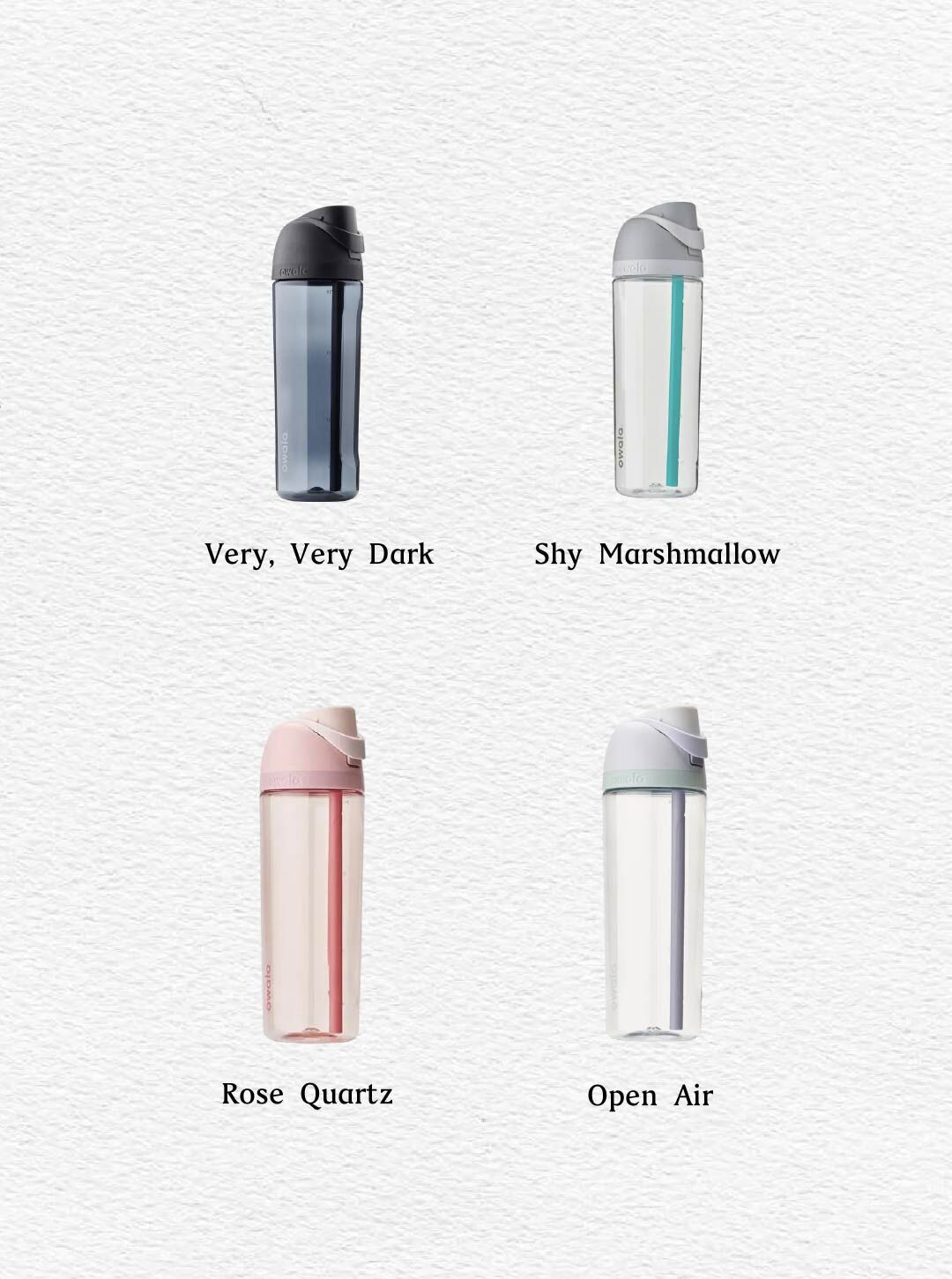 【預購/現貨】美國 Owala FreeSip 透明杯 Clear Tritan Plastic Water Bottle 吸管 運動水壺 25oz 740ml 多色可選