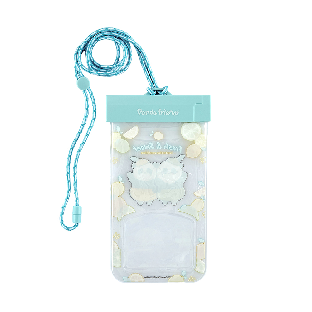 Panda Friends Summer Collection: Jia Jia & De De Lemon Water-Proof Bag