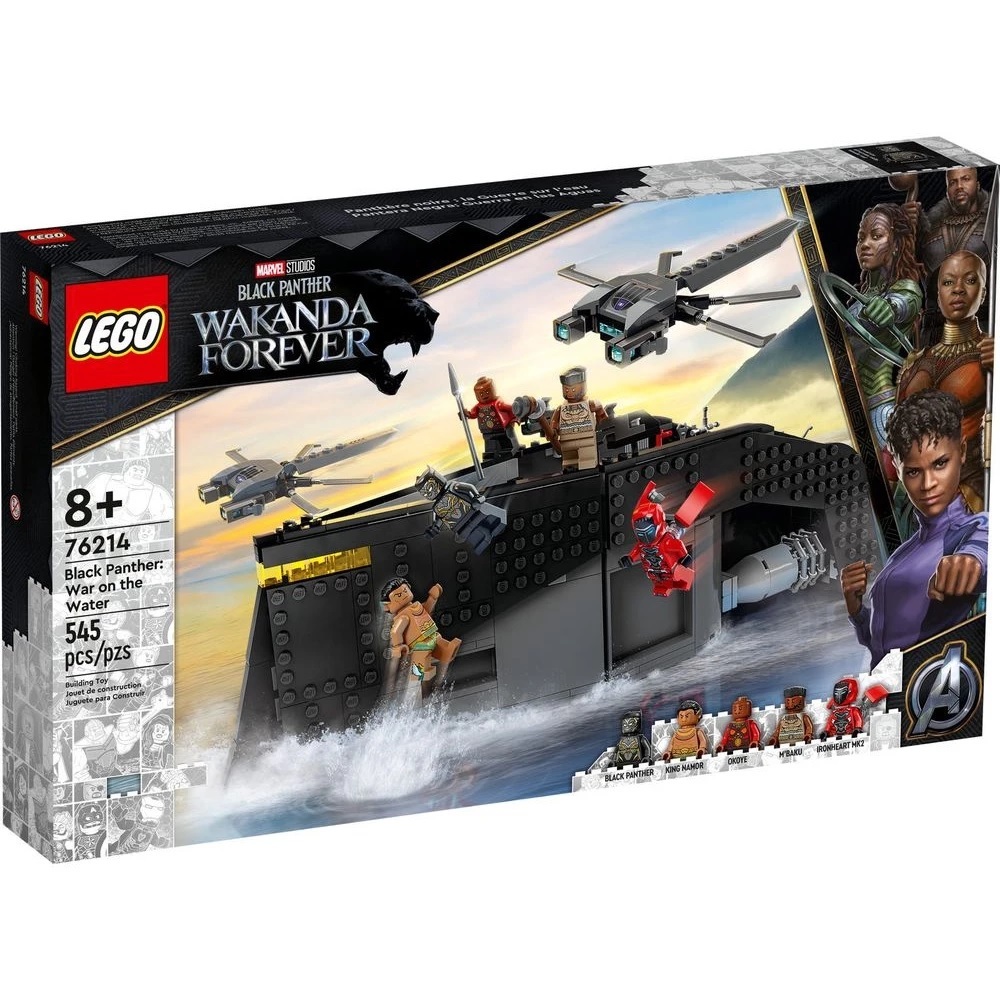 【玩具研究中心】LEGO 樂高 漫威 超級英雄 黑豹2:水上之戰 76214