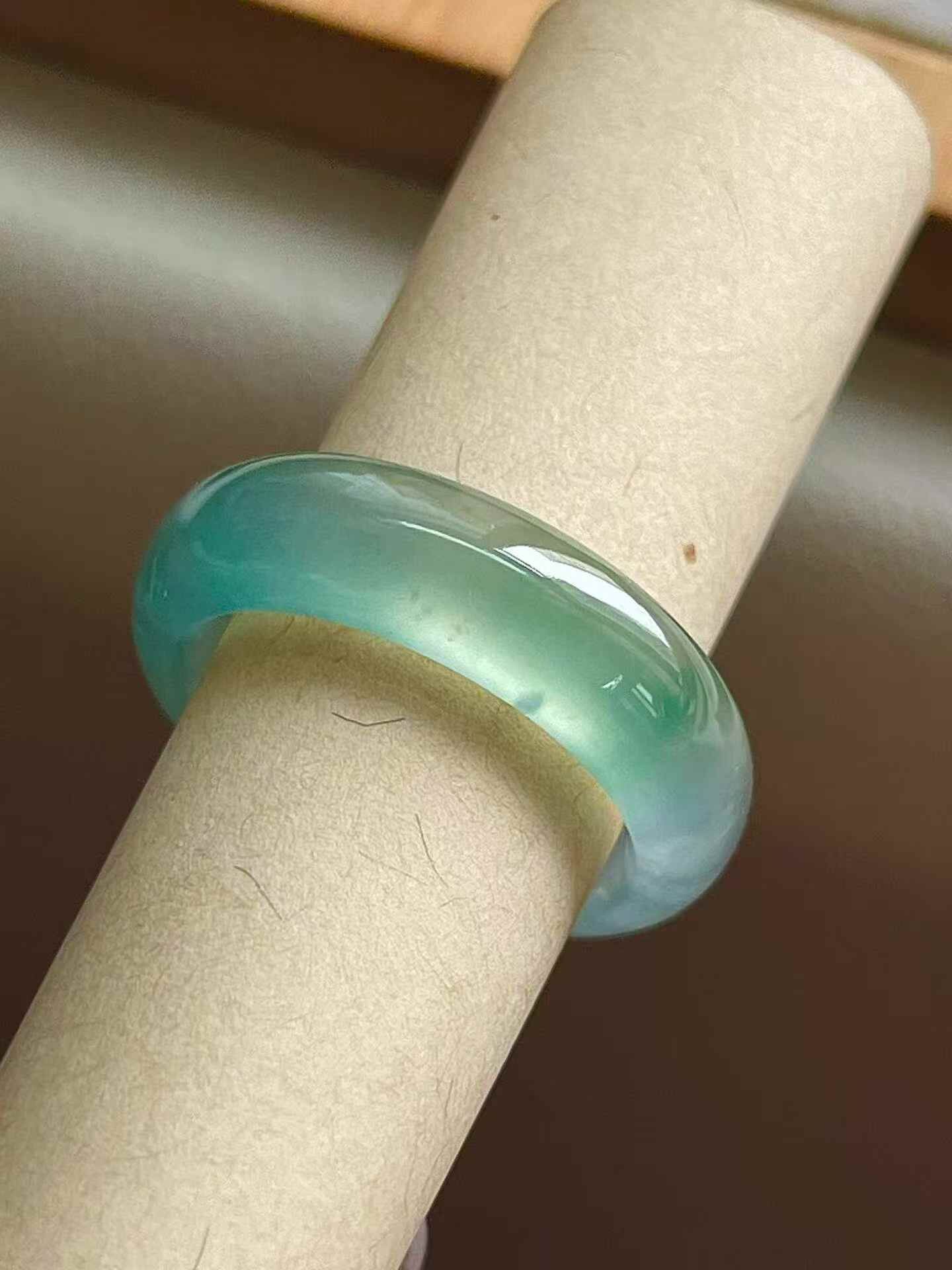 翡翠指環 (圈口 18號),天然翡翠A玉, 緬甸玉, Jade, Jadeite