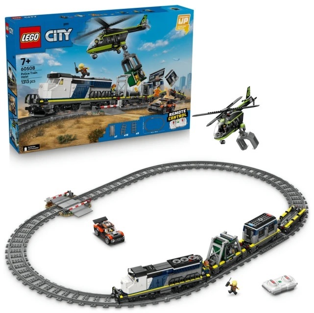 【玩具研究中心】LEGO 樂高 城市系列 警察列車搶案 60508