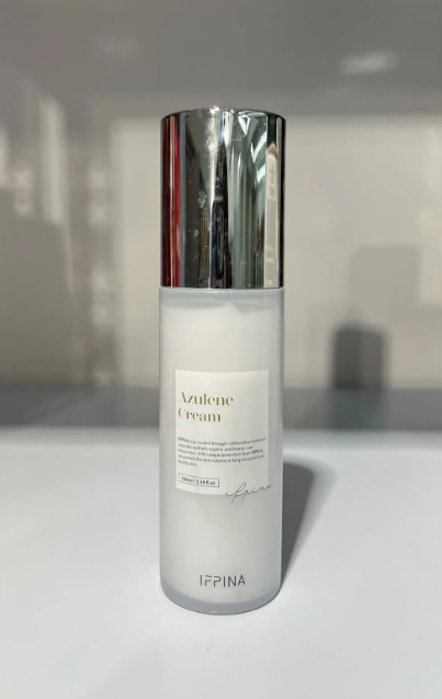 TT10 韓國IFPINA洋甘菊鎮定煥膚面霜 Azulene Cream 100ML (買一送一 共2件) **到期日: 約2027/01