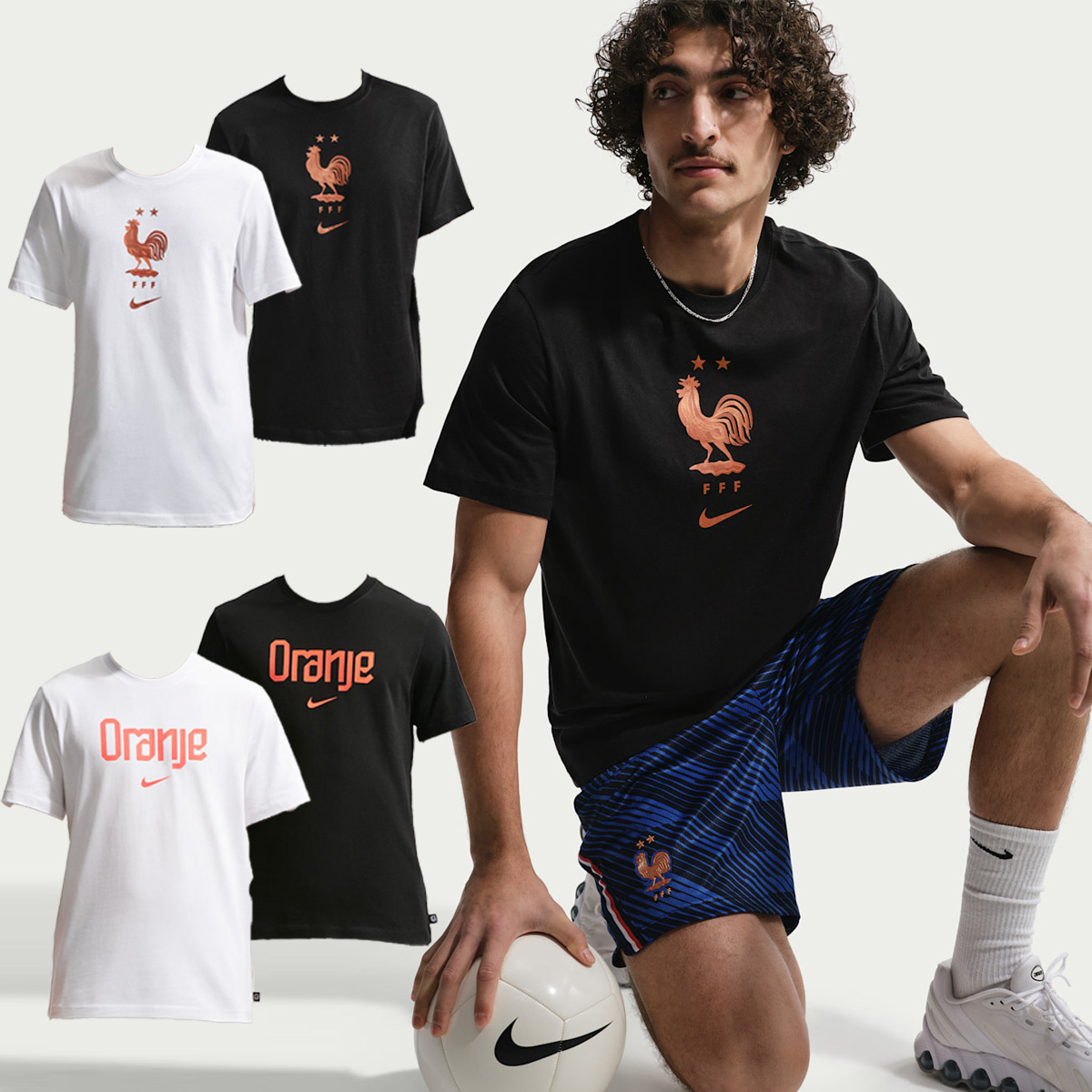 男女款 NIKE X FIFA TEE 法國 荷蘭 世界盃 世足 印花 運動 短T【IH2181/IH2190】ADFIFA