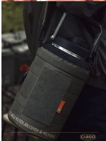 CARGO 工業風不鏽鋼3.8L手提水壺(灰色) (黑)(軍綠)(卡其)