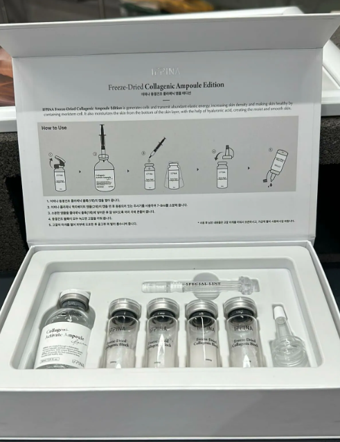 TT14 IFPINA 凍幹膠原蛋白精華安瓶 Freeze-Dried Collagenic Ampoule Edition 200mg*4EA**到期日: 約2027/03