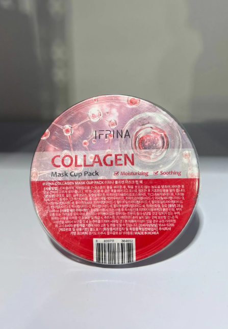 TT18 韓國IFPINA 膠原補濕軟膜杯 COLLAGEN Mask Cup Pack 28g