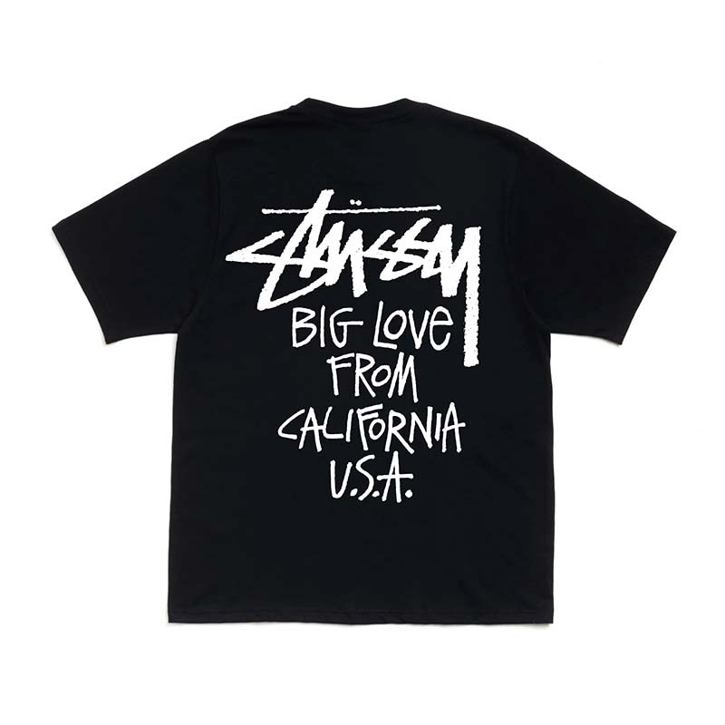 Stussy Big Love Tee 文字 短袖 黑色 1905218-BK [台灣現貨]