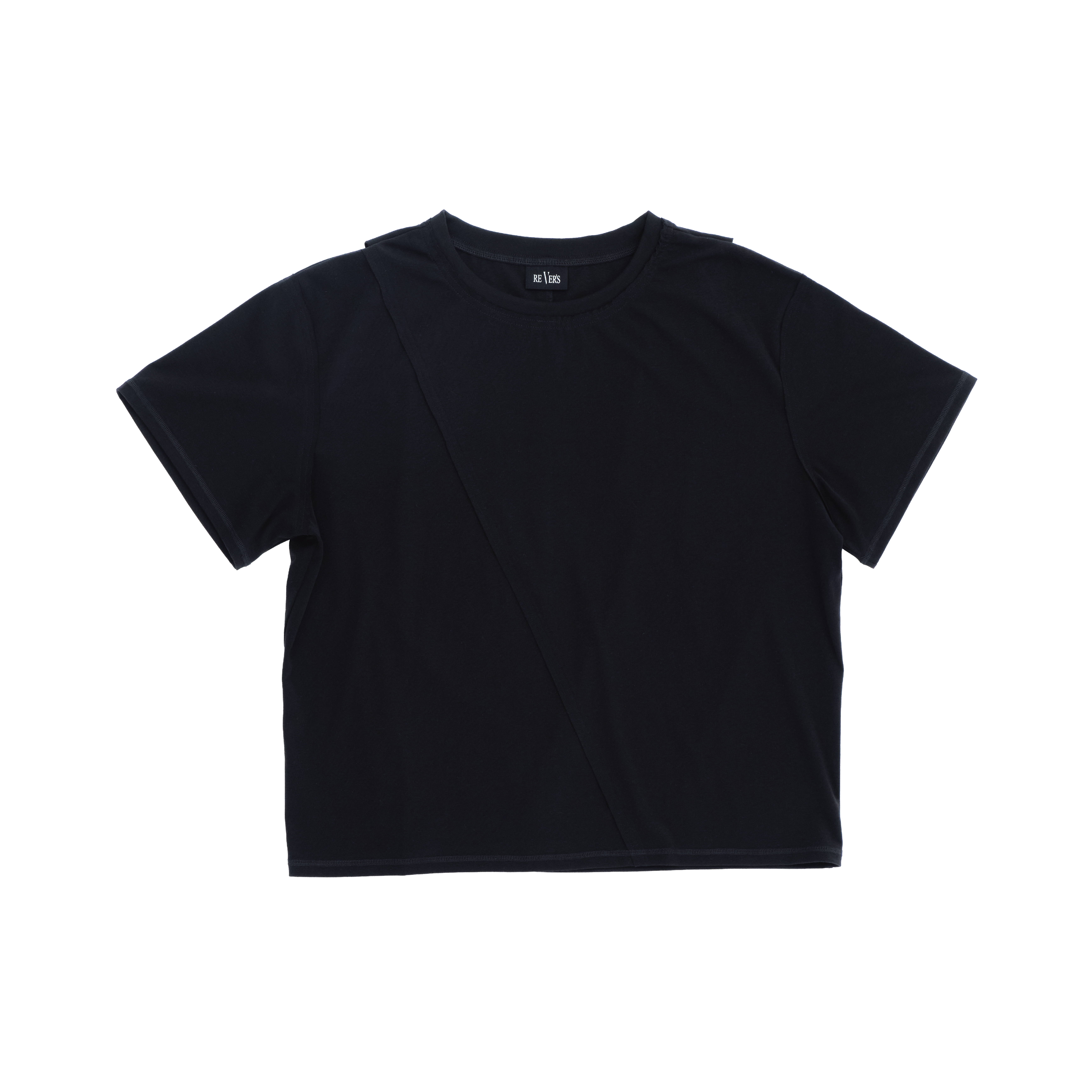 Patched Black T-shirt