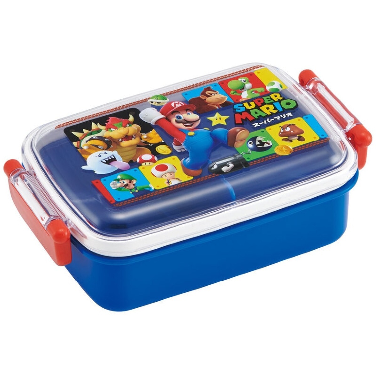 【Skater】Antibacterial Fluffy Tight Lunch Box (Super Mario)