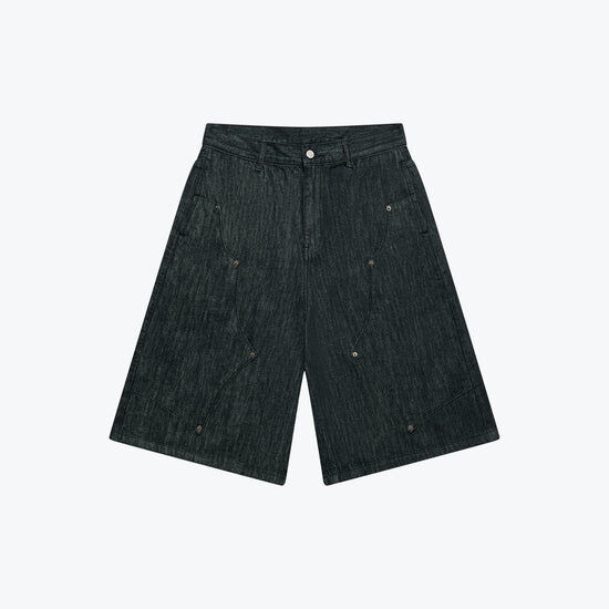 Sense Embroidered NonFade Jorts - Indigo | L26-06
