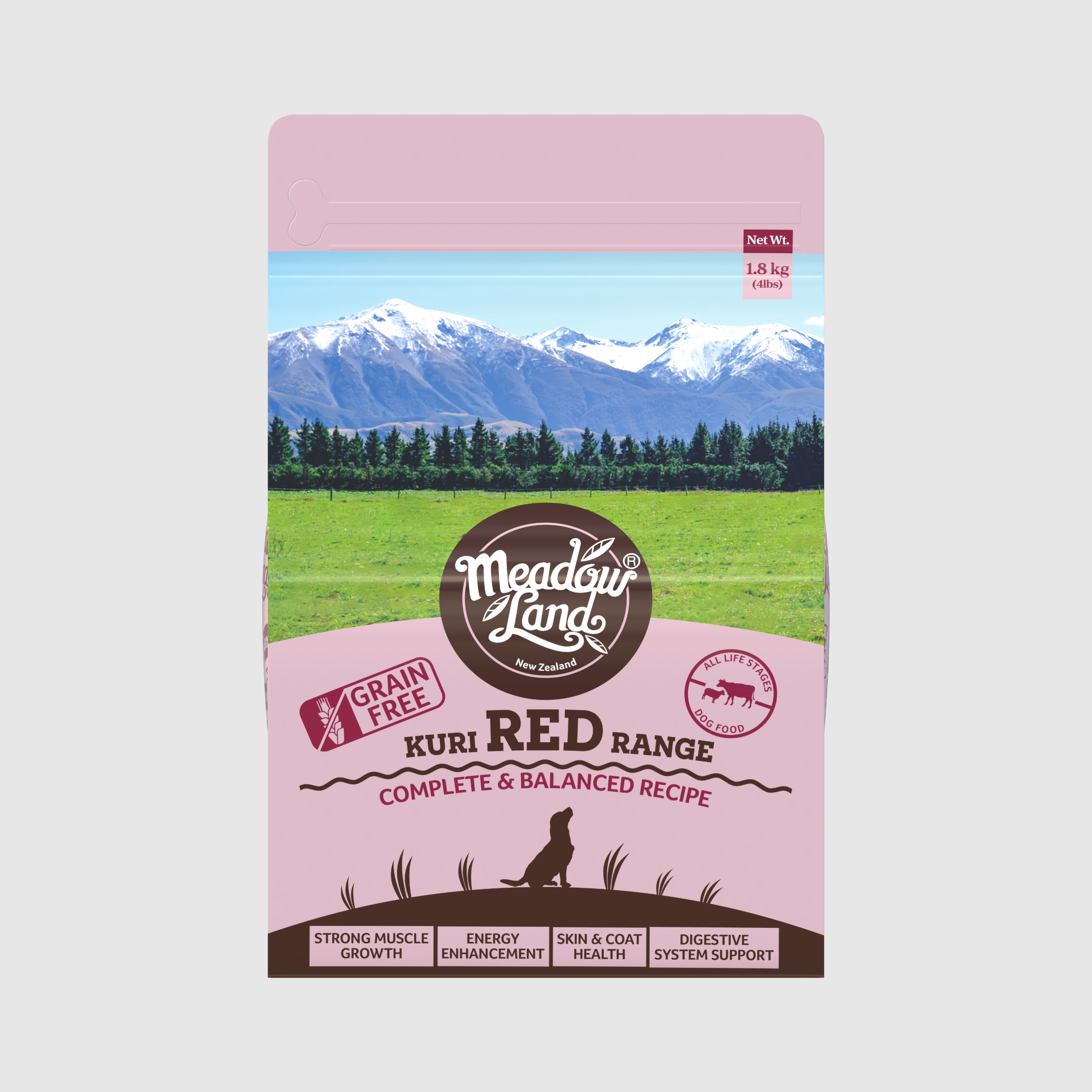 Meadowland | 新西蘭 草飼牛肉羊肉 增肌添活力配方 全犬糧 1.81kg