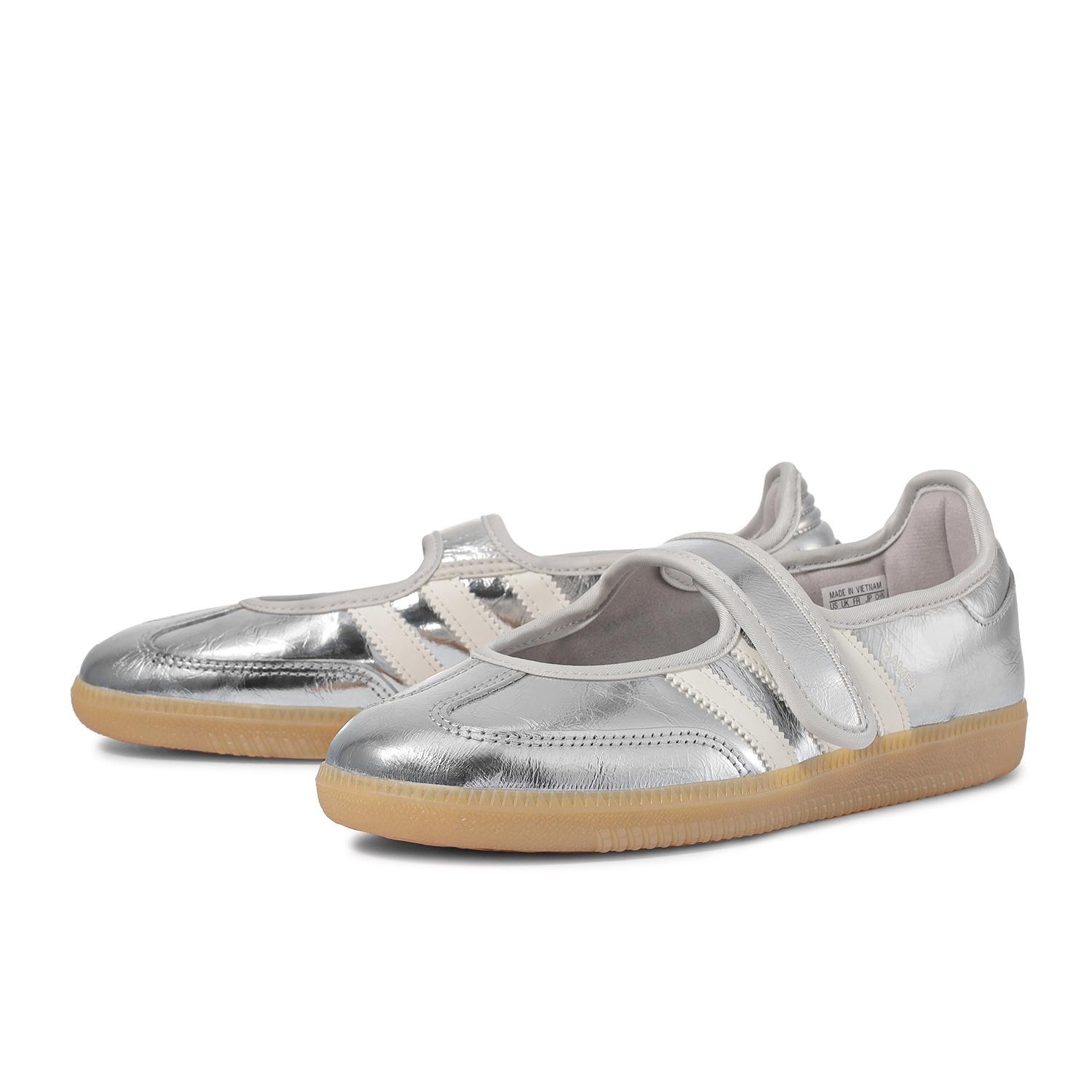 Adidas Originals Samba Jane 日本新款 液態銀 白銀 薄底 瑪莉珍鞋 KK2502