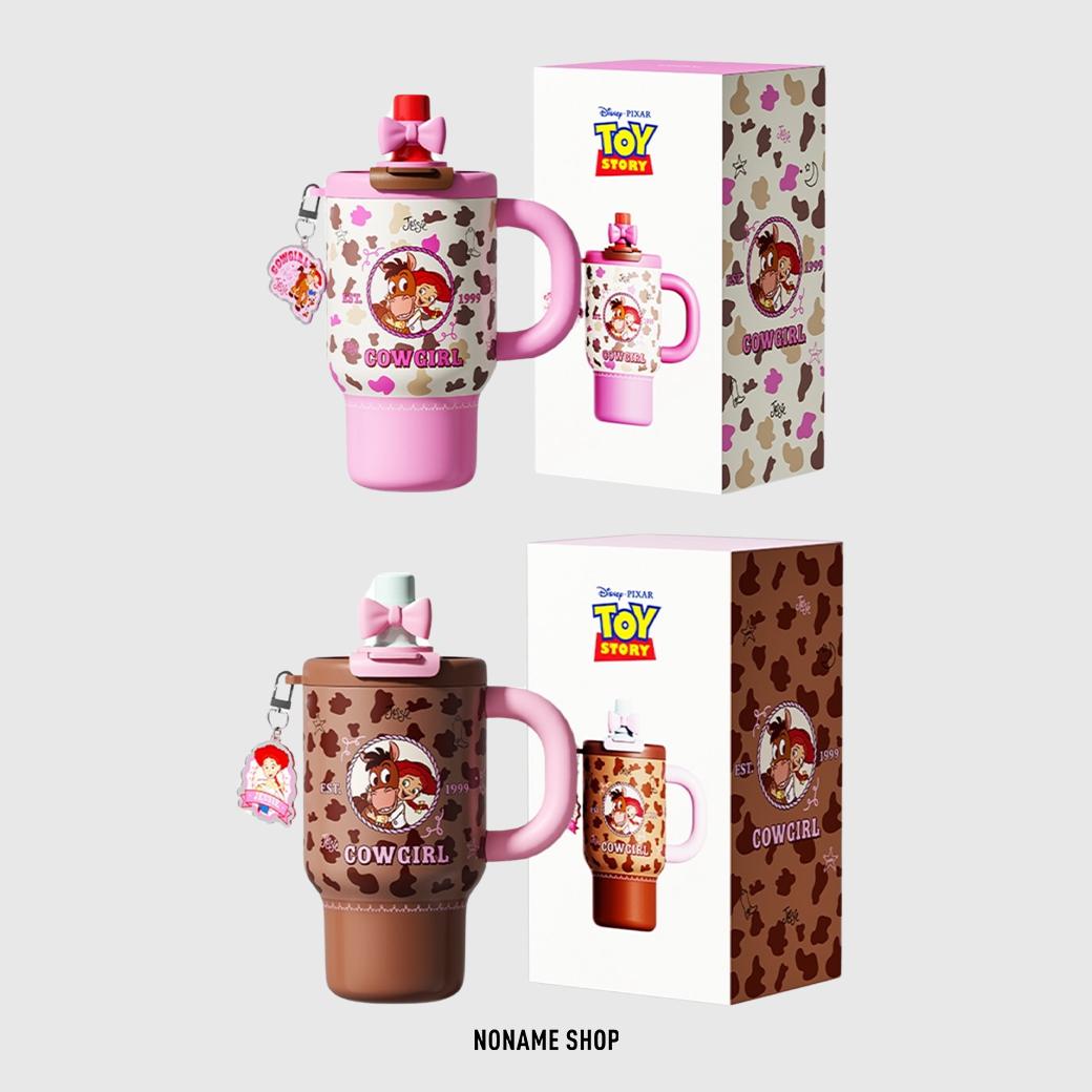 DISNEY 迪士尼 玩具總動員 牛仔 翠絲限定 小冰壩 豹紋 保溫杯 雙飲杯 750ML