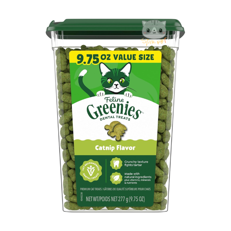 Greenies 貓咪潔齒餅 - 貓草味 9.75oz