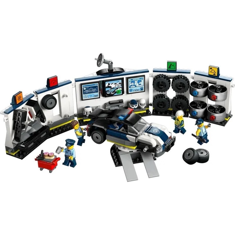 【玩具研究中心】LEGO 樂高 城市系列 客製化警車車庫 60457
