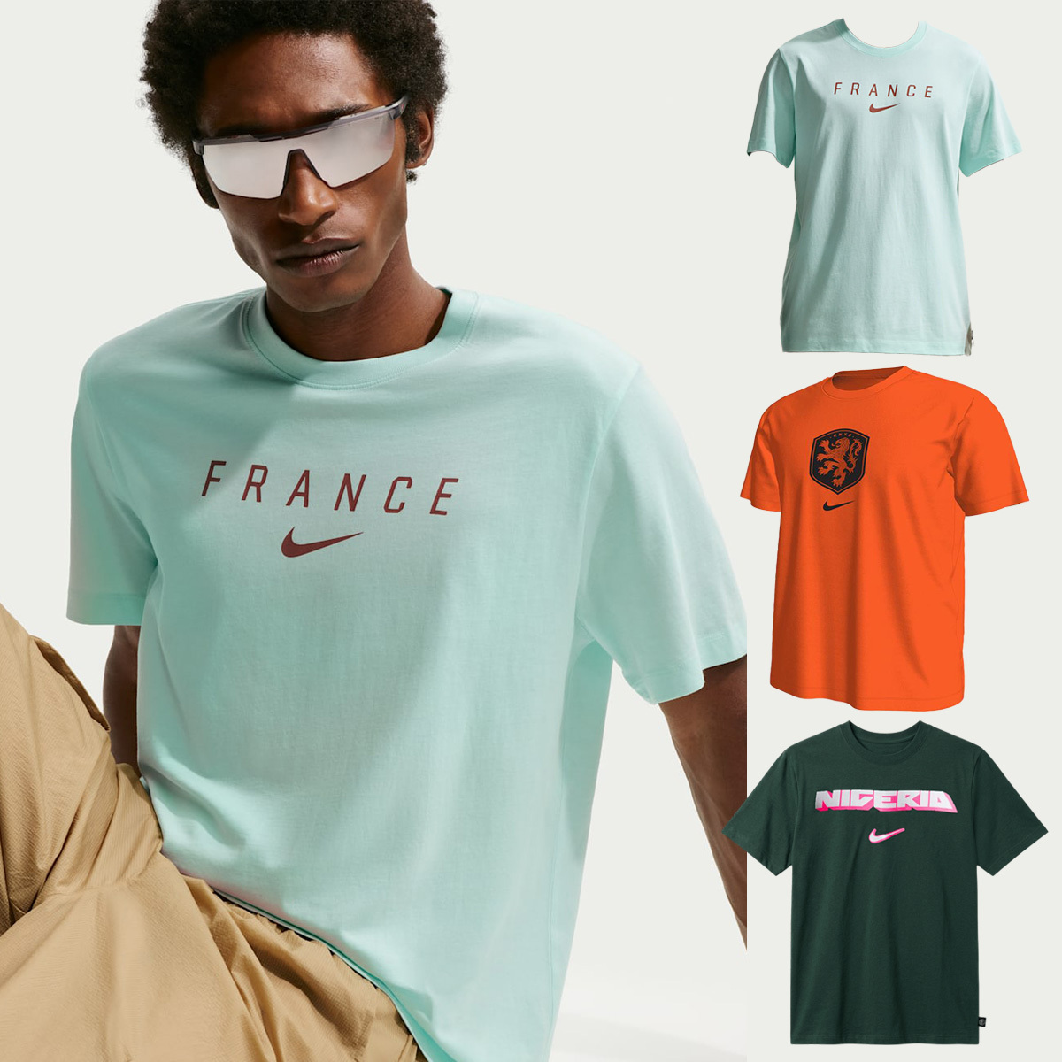 男女款 NIKE X FIFA TEE 荷蘭 法國 奈及利亞 世界盃 世足 印花 運動 短T【IH2189/IH2183/IH2192】ADFIFA