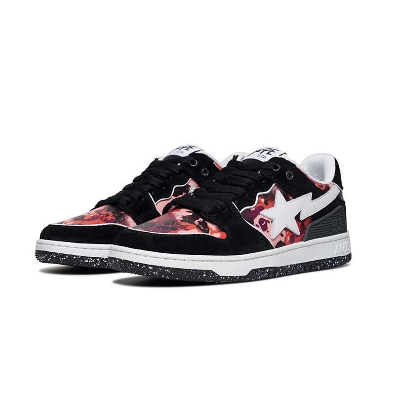 A Bathing Ape BAPE SK8 STA #3 迷彩拼色 流星鞋 黑色 休閒鞋 男鞋 1L30191315-BK [台灣現貨]