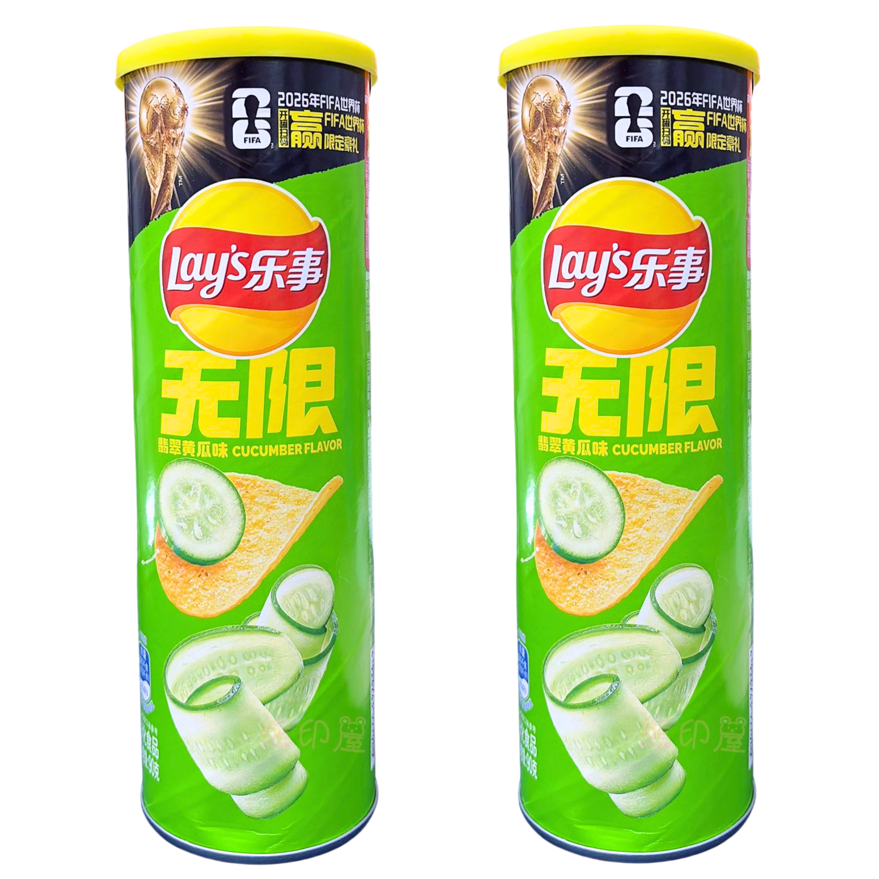 樂事無限薯片(翡翠黄瓜味)90G X 2 筒裝