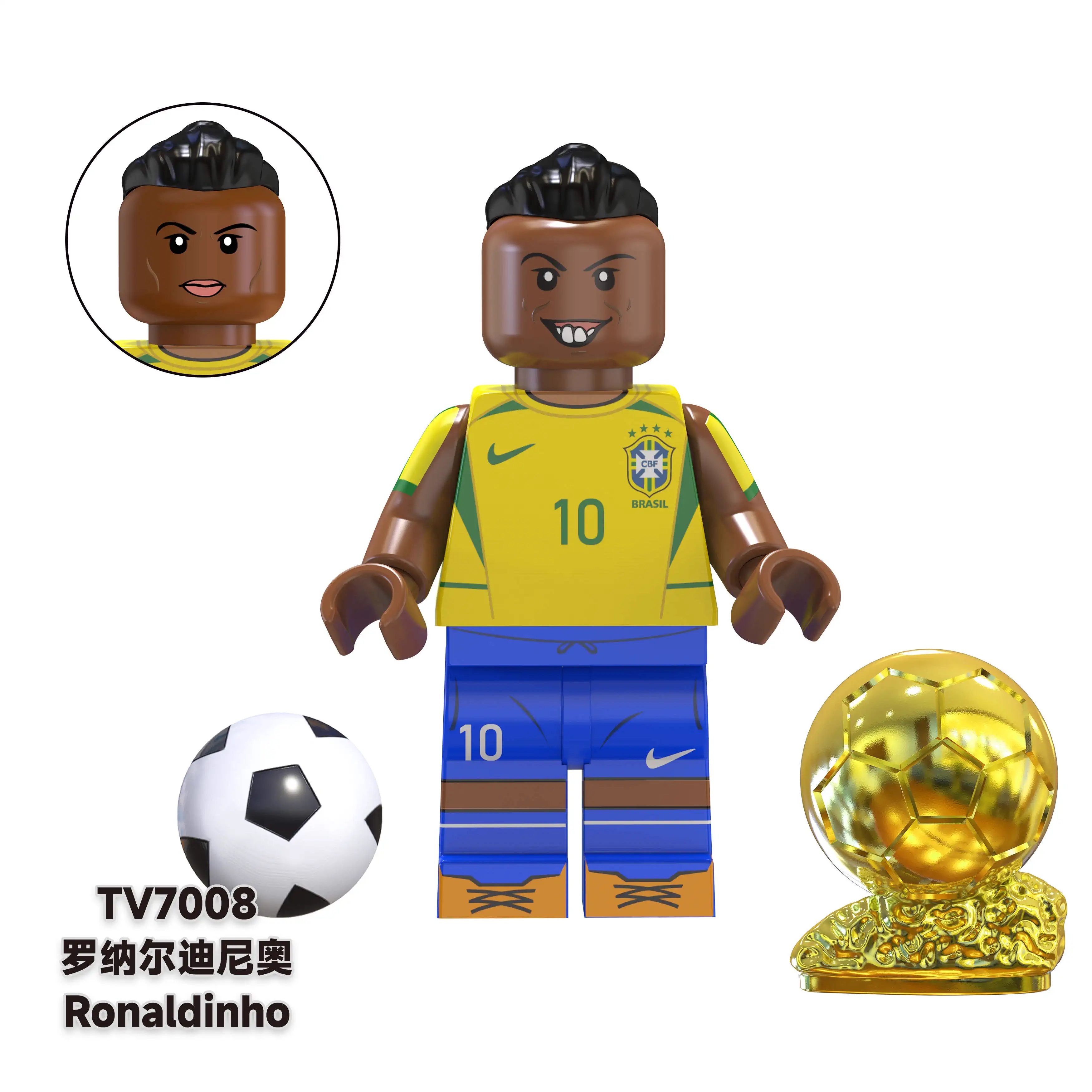Sport Soccer Football Series Custom Minifigures fit Lego TV6509