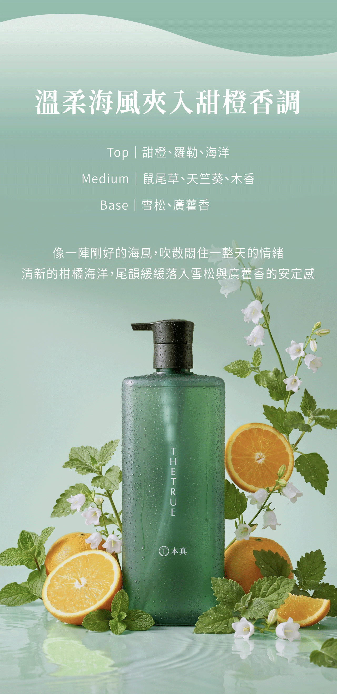 溫柔海風夾入甜橙香掉