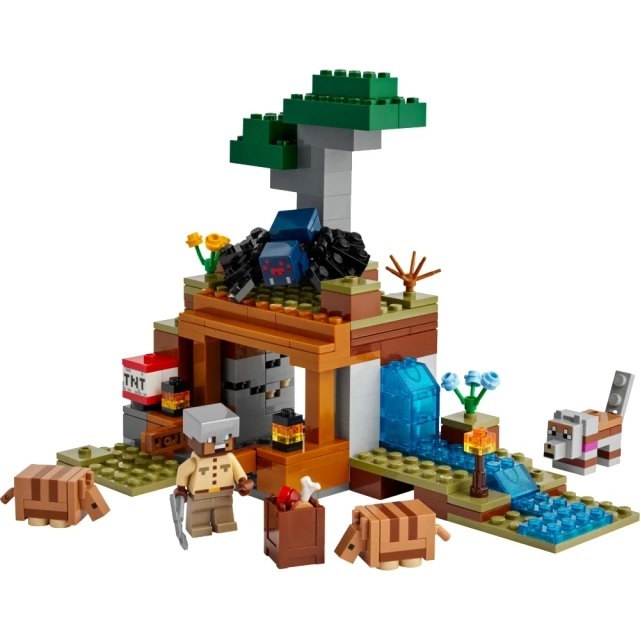 【玩具研究中心】LEGO 樂高 Minecraft 犰狳礦坑探險 21269