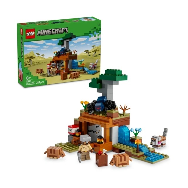 【玩具研究中心】LEGO 樂高 Minecraft 犰狳礦坑探險 21269